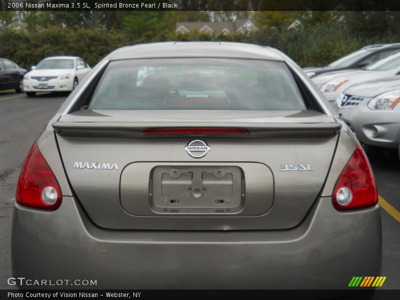 Spirited Bronze Pearl / Black 2006 Nissan Maxima 3.5 SL