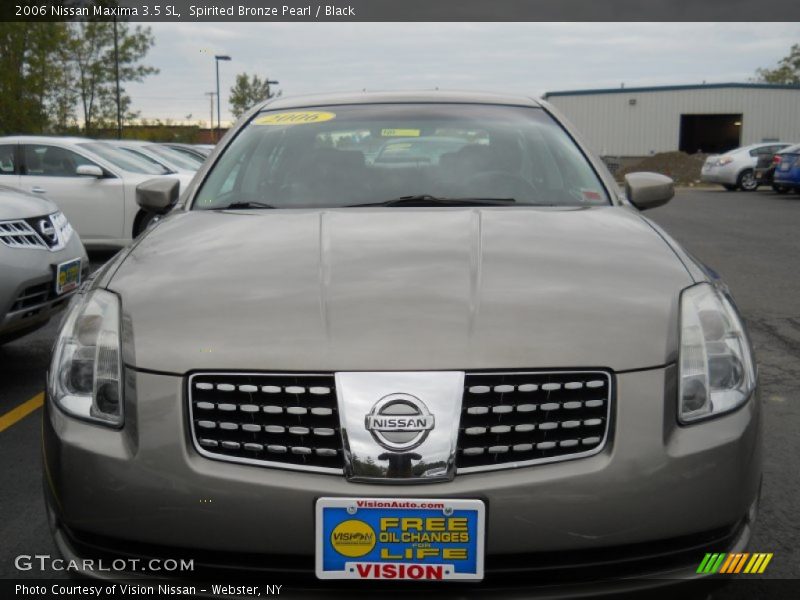 Spirited Bronze Pearl / Black 2006 Nissan Maxima 3.5 SL