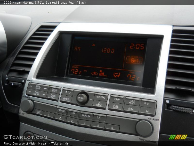 Spirited Bronze Pearl / Black 2006 Nissan Maxima 3.5 SL