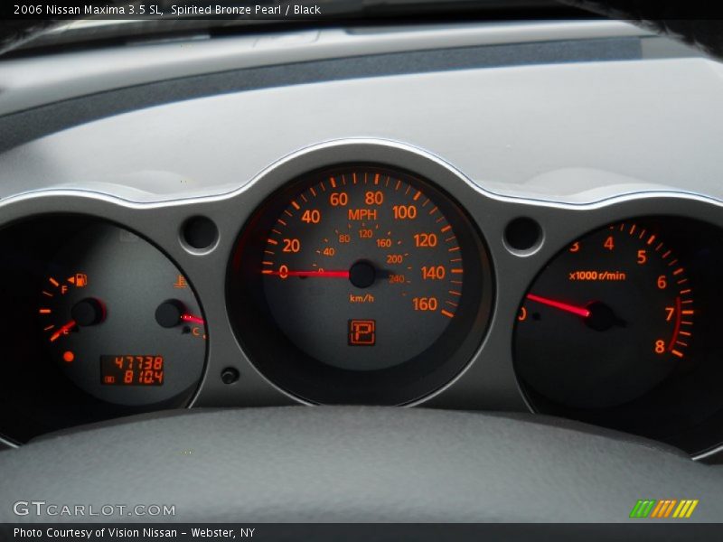 Spirited Bronze Pearl / Black 2006 Nissan Maxima 3.5 SL