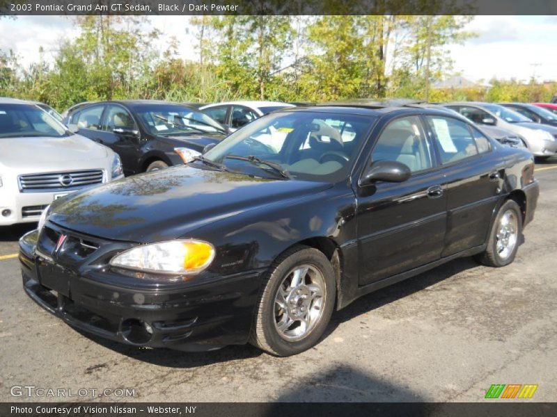 Black / Dark Pewter 2003 Pontiac Grand Am GT Sedan