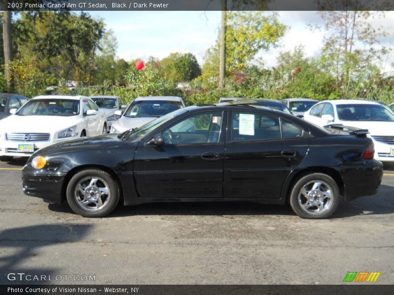 Black / Dark Pewter 2003 Pontiac Grand Am GT Sedan