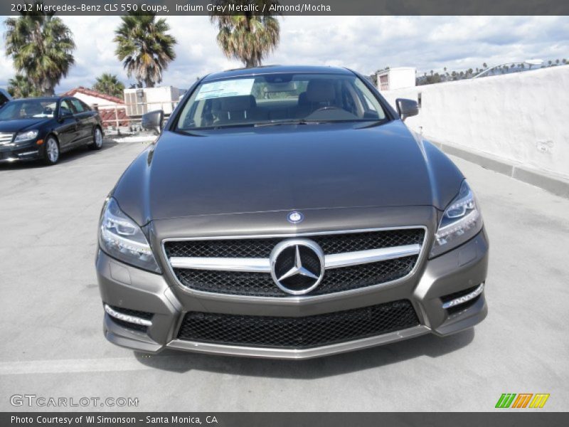 Indium Grey Metallic / Almond/Mocha 2012 Mercedes-Benz CLS 550 Coupe