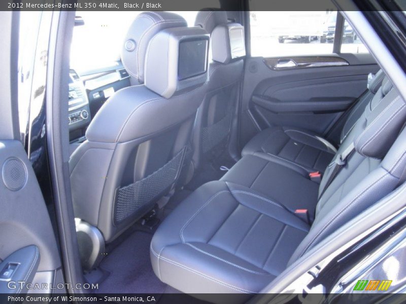 Black / Black 2012 Mercedes-Benz ML 350 4Matic