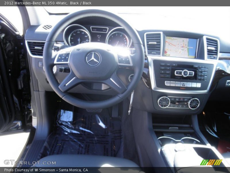 Black / Black 2012 Mercedes-Benz ML 350 4Matic