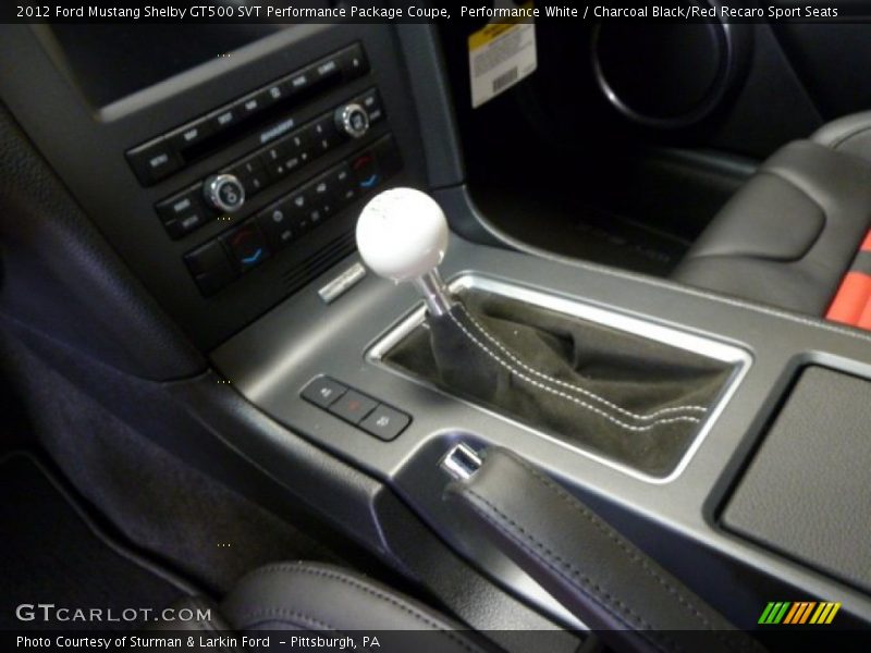  2012 Mustang Shelby GT500 SVT Performance Package Coupe 6 Speed Manual Shifter