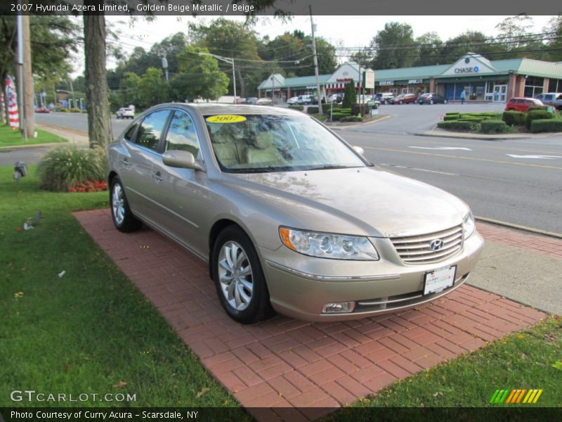 Golden Beige Metallic / Beige 2007 Hyundai Azera Limited