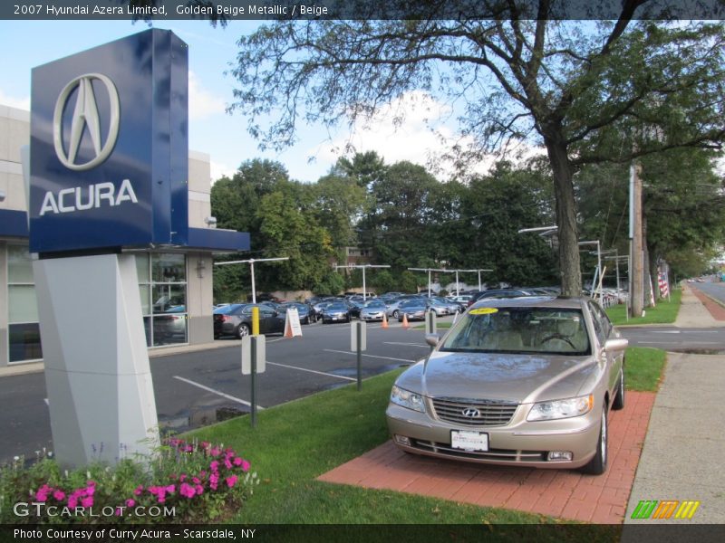 Golden Beige Metallic / Beige 2007 Hyundai Azera Limited