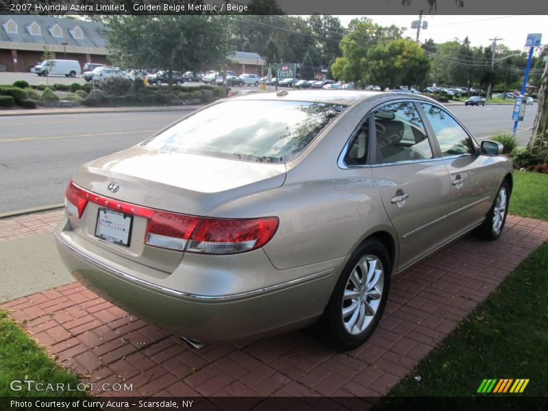 Golden Beige Metallic / Beige 2007 Hyundai Azera Limited