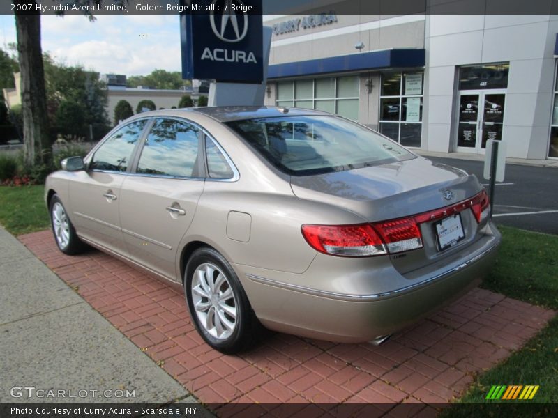 Golden Beige Metallic / Beige 2007 Hyundai Azera Limited