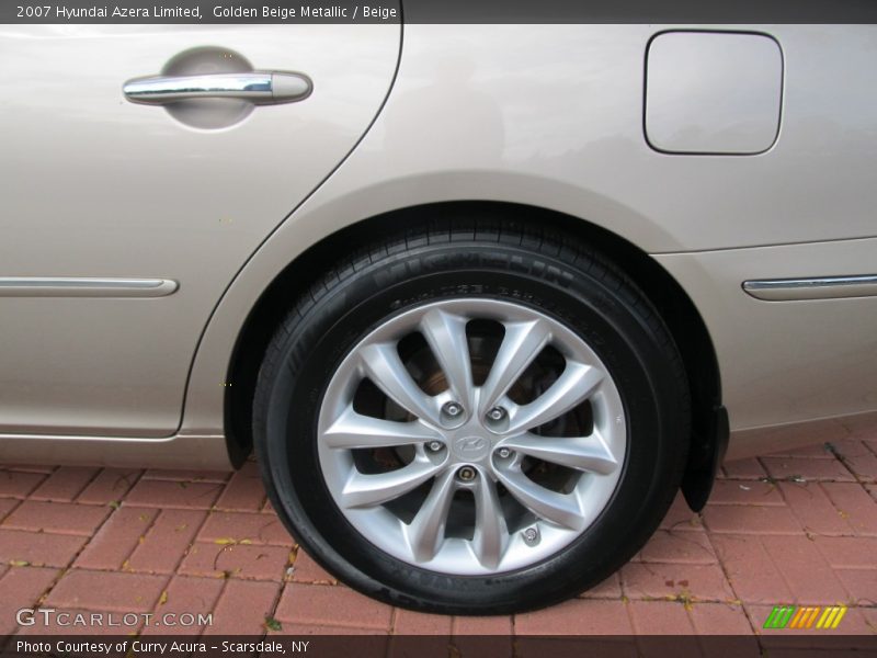 Golden Beige Metallic / Beige 2007 Hyundai Azera Limited