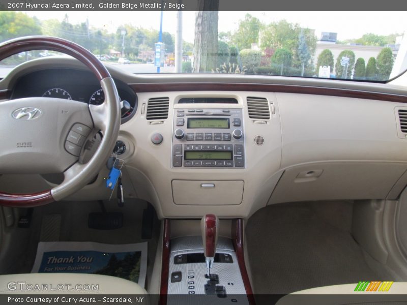 Golden Beige Metallic / Beige 2007 Hyundai Azera Limited