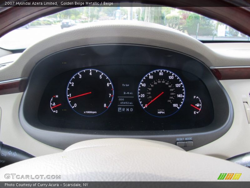 Golden Beige Metallic / Beige 2007 Hyundai Azera Limited