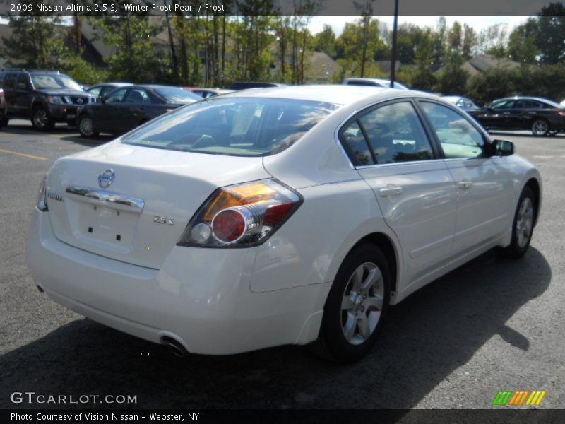 Winter Frost Pearl / Frost 2009 Nissan Altima 2.5 S