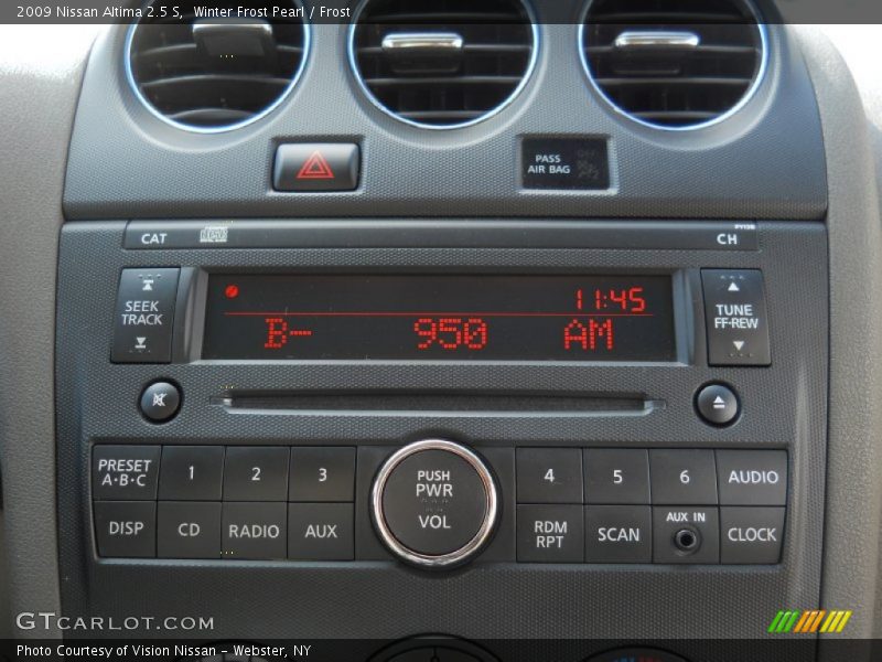 Winter Frost Pearl / Frost 2009 Nissan Altima 2.5 S