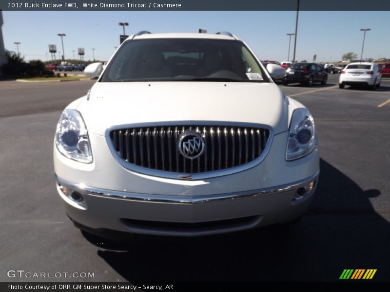 White Diamond Tricoat / Cashmere 2012 Buick Enclave FWD