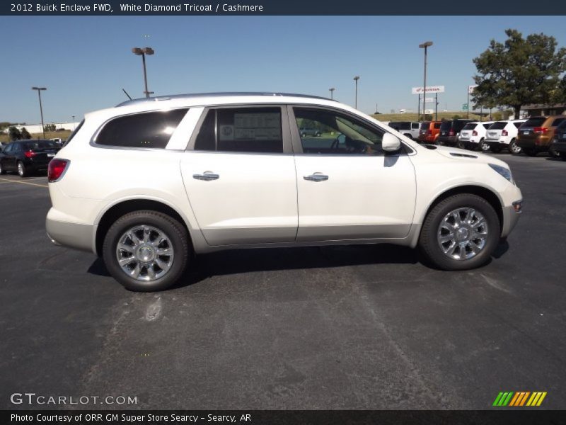 White Diamond Tricoat / Cashmere 2012 Buick Enclave FWD