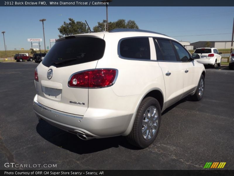 White Diamond Tricoat / Cashmere 2012 Buick Enclave FWD