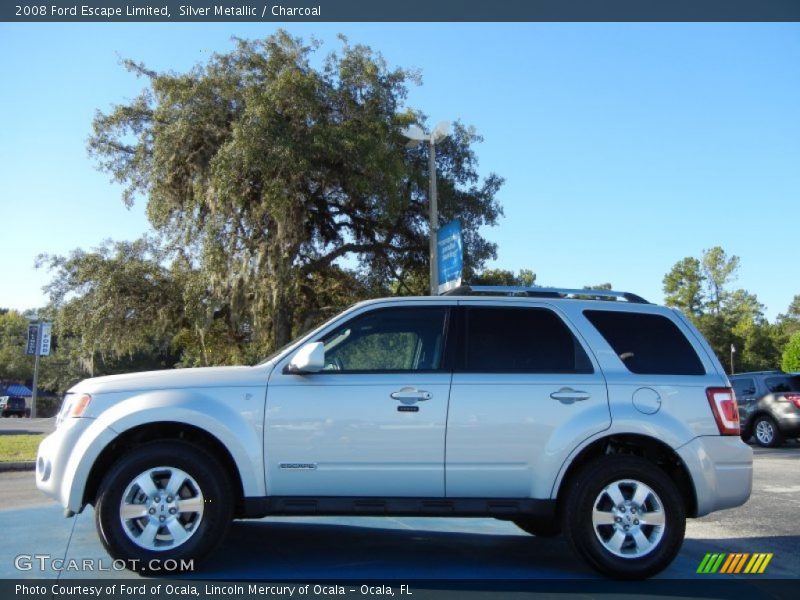 Silver Metallic / Charcoal 2008 Ford Escape Limited