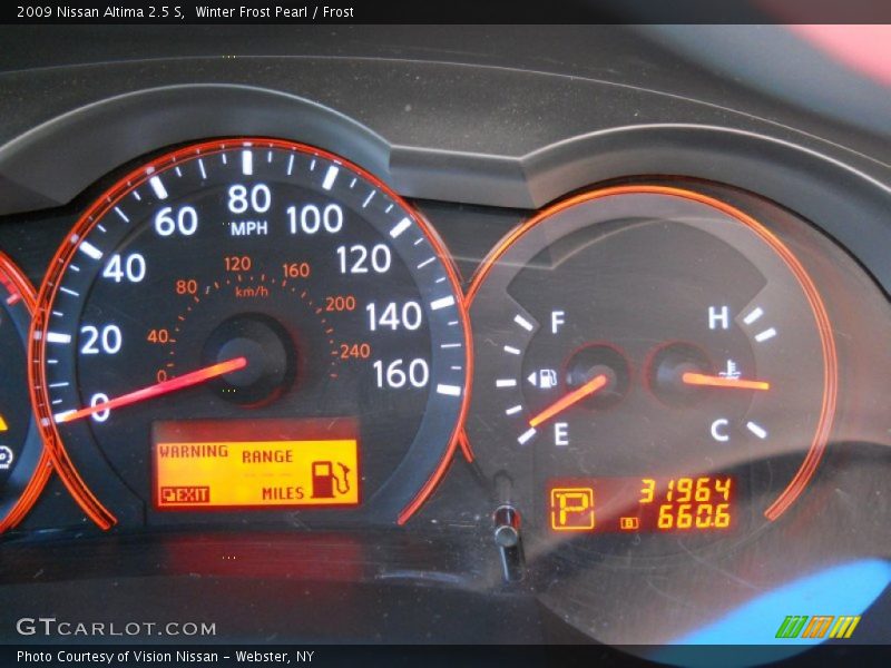 Winter Frost Pearl / Frost 2009 Nissan Altima 2.5 S
