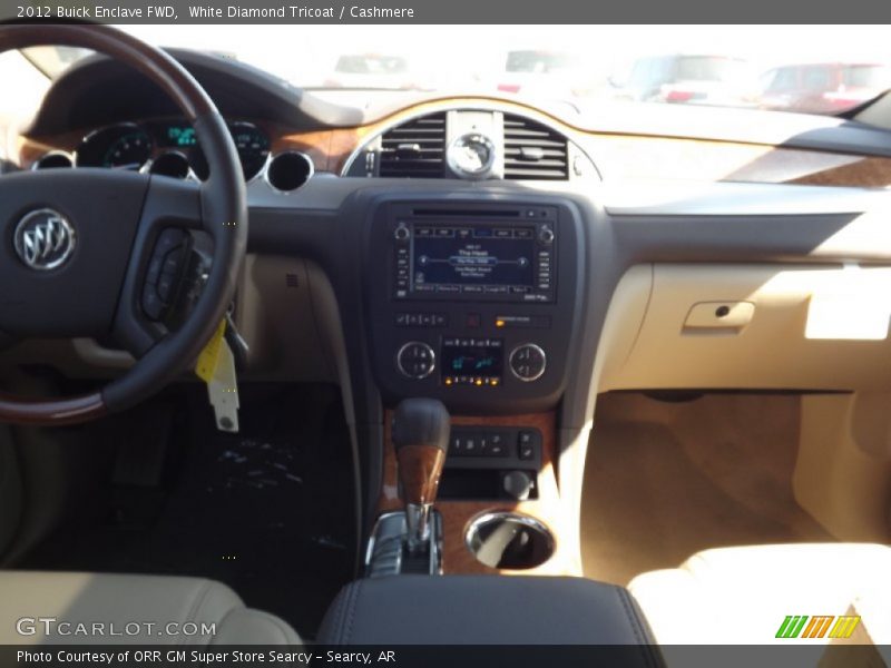 White Diamond Tricoat / Cashmere 2012 Buick Enclave FWD