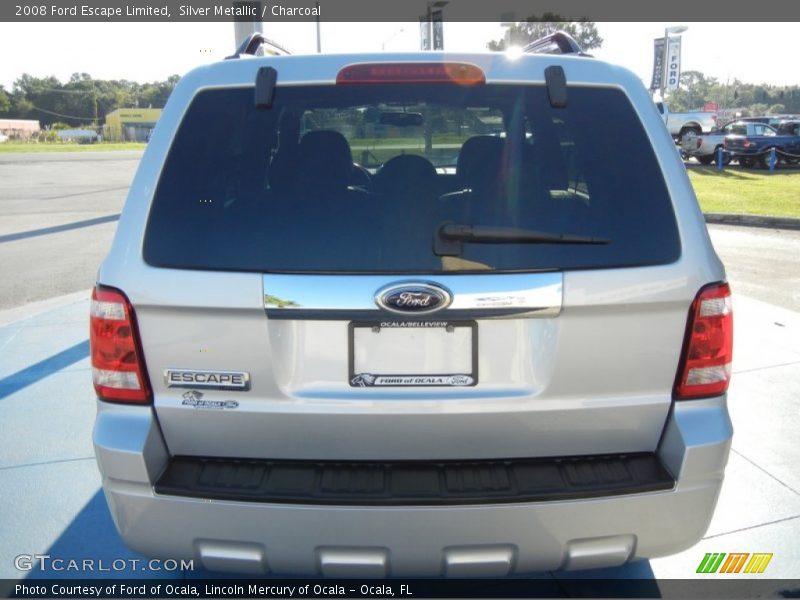 Silver Metallic / Charcoal 2008 Ford Escape Limited