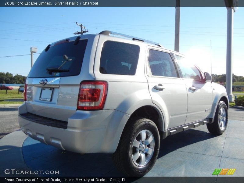 Silver Metallic / Charcoal 2008 Ford Escape Limited