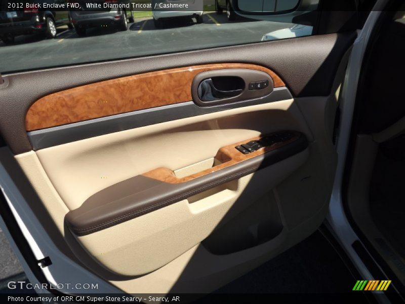 White Diamond Tricoat / Cashmere 2012 Buick Enclave FWD