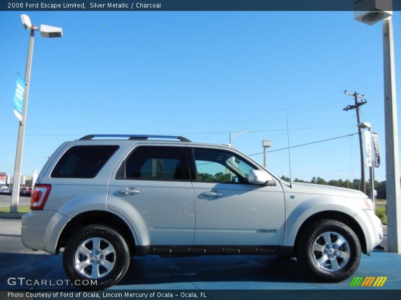 Silver Metallic / Charcoal 2008 Ford Escape Limited