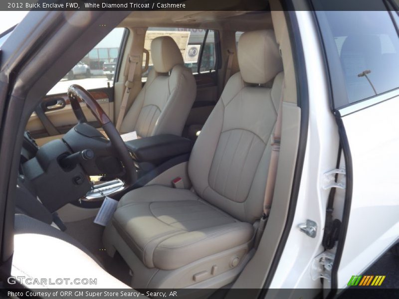 White Diamond Tricoat / Cashmere 2012 Buick Enclave FWD