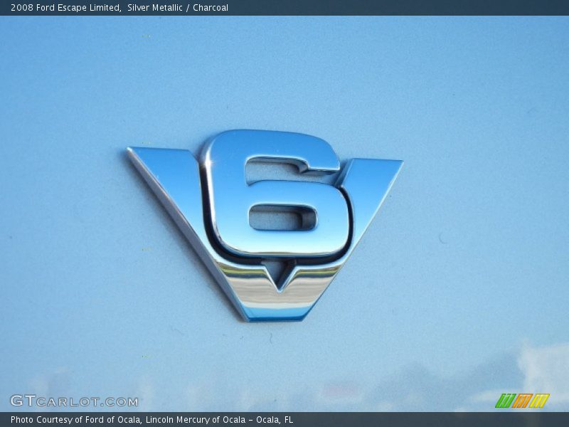 Silver Metallic / Charcoal 2008 Ford Escape Limited