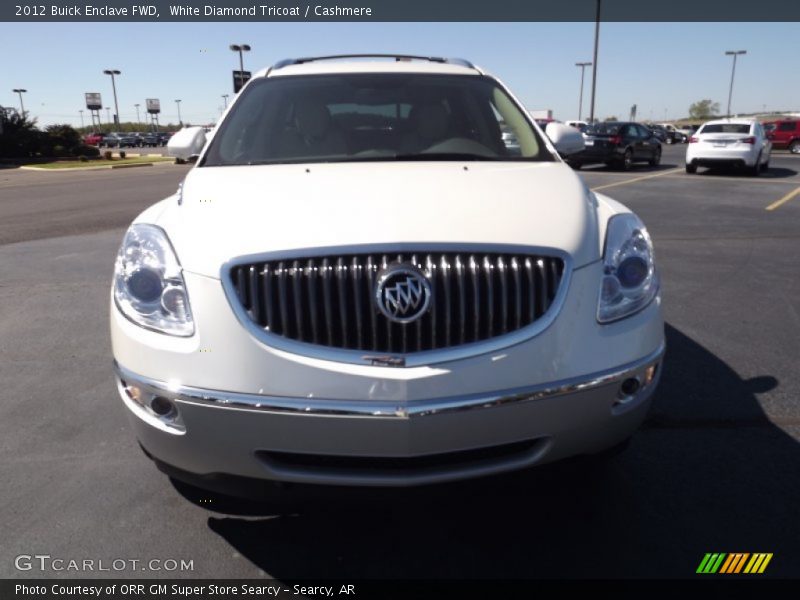 White Diamond Tricoat / Cashmere 2012 Buick Enclave FWD