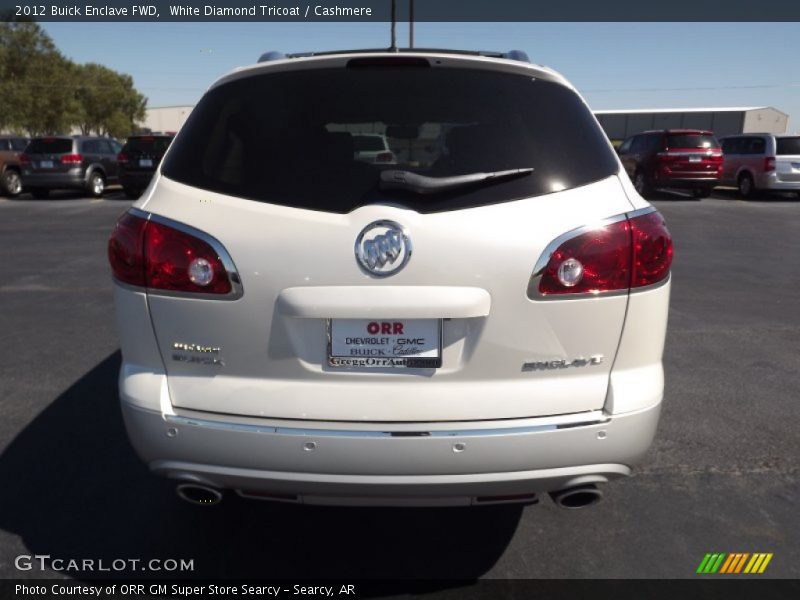 White Diamond Tricoat / Cashmere 2012 Buick Enclave FWD