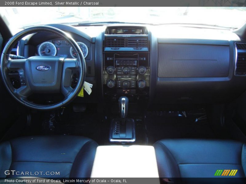 Silver Metallic / Charcoal 2008 Ford Escape Limited