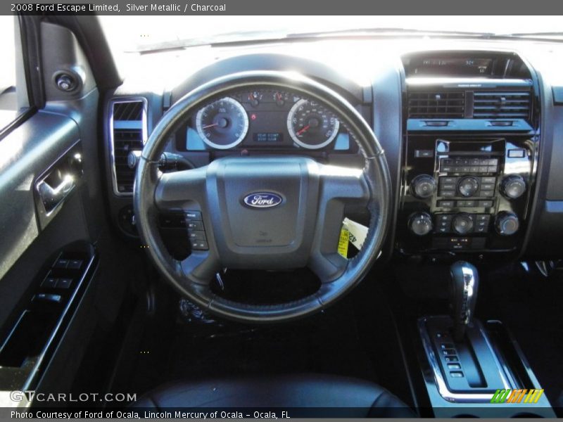 Silver Metallic / Charcoal 2008 Ford Escape Limited