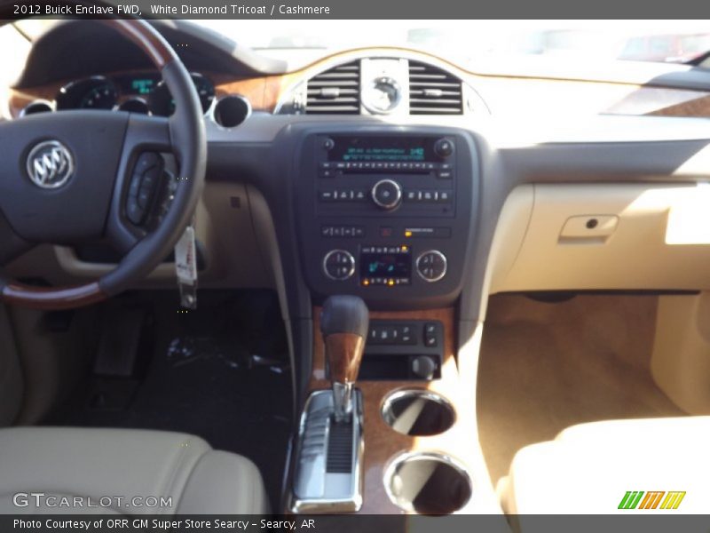 White Diamond Tricoat / Cashmere 2012 Buick Enclave FWD