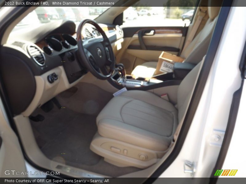 White Diamond Tricoat / Cashmere 2012 Buick Enclave FWD