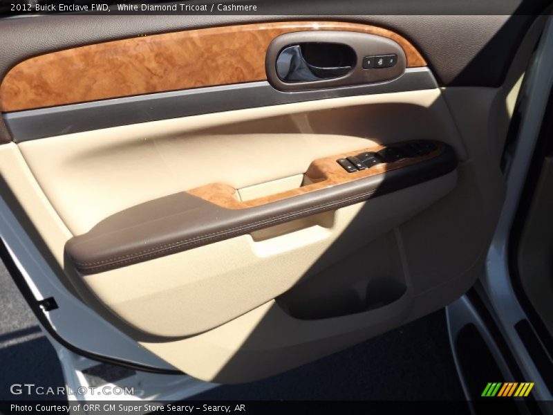 White Diamond Tricoat / Cashmere 2012 Buick Enclave FWD
