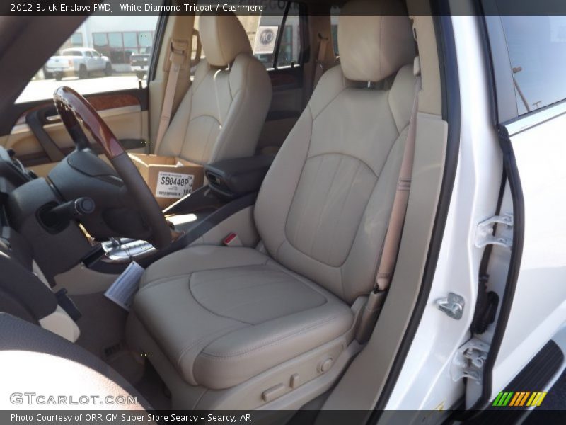 White Diamond Tricoat / Cashmere 2012 Buick Enclave FWD