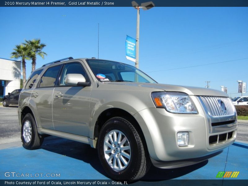 Gold Leaf Metallic / Stone 2010 Mercury Mariner I4 Premier