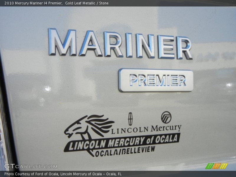 Gold Leaf Metallic / Stone 2010 Mercury Mariner I4 Premier