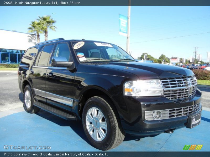 Black / Stone 2008 Lincoln Navigator Luxury 4x4