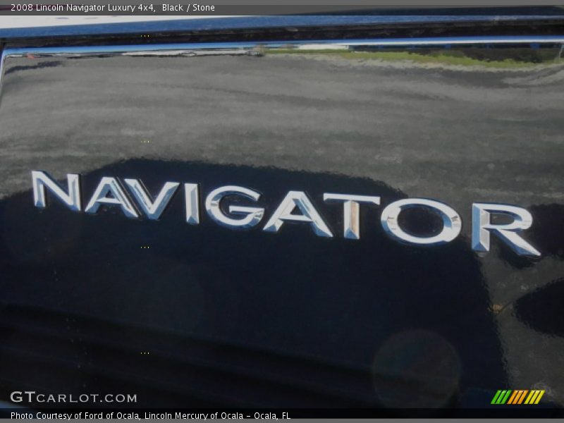 Black / Stone 2008 Lincoln Navigator Luxury 4x4
