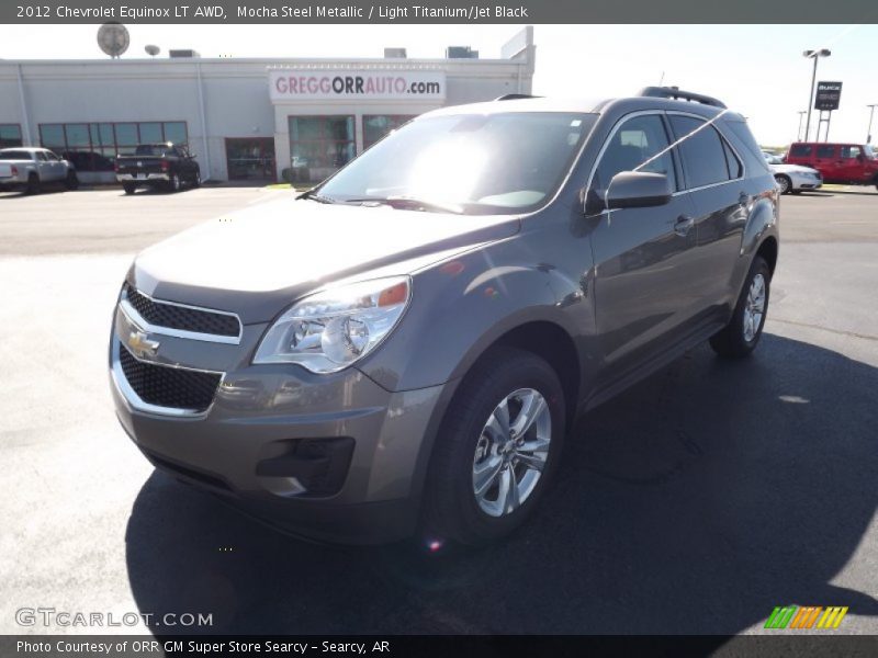 Mocha Steel Metallic / Light Titanium/Jet Black 2012 Chevrolet Equinox LT AWD