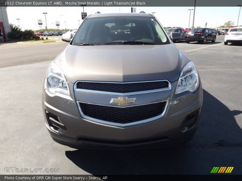 Mocha Steel Metallic / Light Titanium/Jet Black 2012 Chevrolet Equinox LT AWD