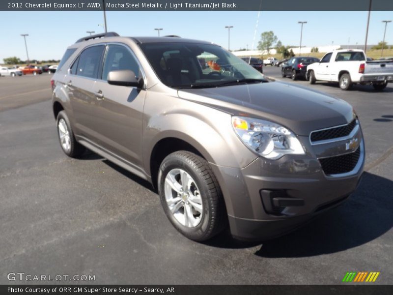 Mocha Steel Metallic / Light Titanium/Jet Black 2012 Chevrolet Equinox LT AWD