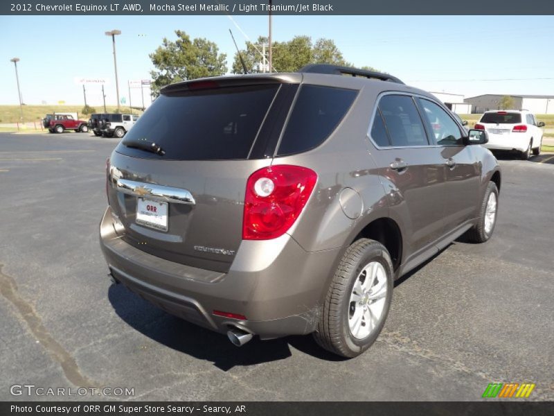 Mocha Steel Metallic / Light Titanium/Jet Black 2012 Chevrolet Equinox LT AWD