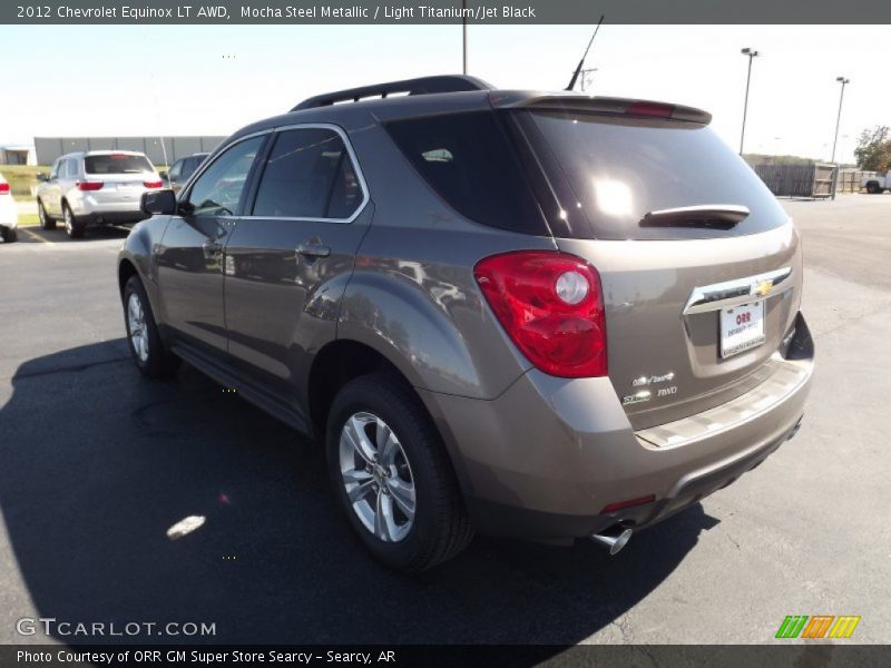 Mocha Steel Metallic / Light Titanium/Jet Black 2012 Chevrolet Equinox LT AWD