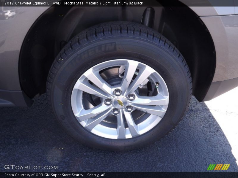 Mocha Steel Metallic / Light Titanium/Jet Black 2012 Chevrolet Equinox LT AWD