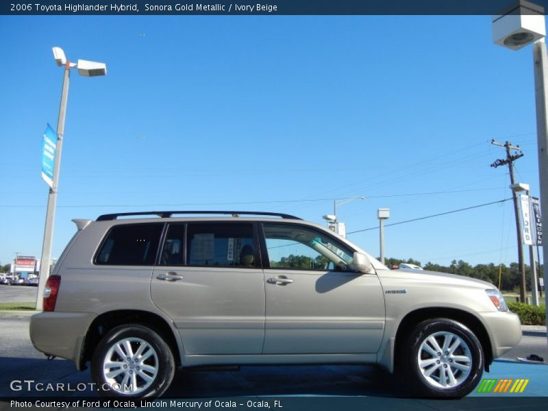 Sonora Gold Metallic / Ivory Beige 2006 Toyota Highlander Hybrid
